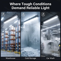 En Stock, Luminaria LED Triproof para Techo, Impermeable IP65, 40W, 4 pies, 1200mm, 4000 lúmenes, Cubierta Transparente, Lámpara LED Triproof para Garaje