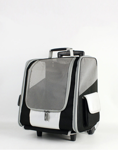 Katzentransportbox Mit Radern-Mochila de viaje para perros y gatos, funda de transporte frontal para mascotas con ruedas, bolsa con ruedas para gatos - Product Image 2