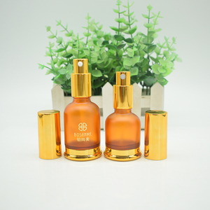 Flacone Spray Rotondo Personalizzabile con Pompa, Bottiglia in Vetro Satinato per Cosmetici, Lozioni, Tonici, Oli Profumati 10ml - Product Image 5