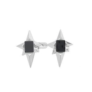Nuevo botón de cintura con forma de estrella de cuatro puntas, desmontable, sin clavos, sin costuras, textura metálica, adecuado tanto para tallas grandes como para tallas pequeñas. - Product Image 5