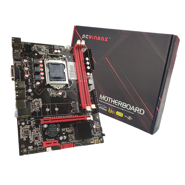 New Intel H61 DDR3 LGA1155 Micro-ATX Desktop Motherboard Integrated Graphics 16GB DDR3 SATA/IDE Double 3-Year Warranty 2nd/3rd