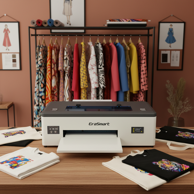 EraSmart DTF Printer With Oven  Set for Clothing Fabric Printing Machine  30CM  Pink Available  13 Inches DTF Printer