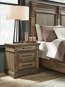 Letto Matrimoniale in Legno Massello Stile Rustico Americano Retrò Francese 1.8m/1.5m, Letto Intagliato di Alta Gamma per Camera da Letto Principale - Product Image 4