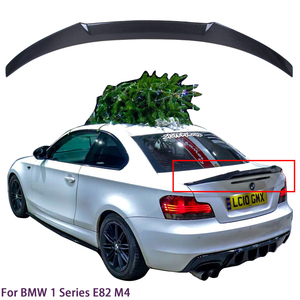 สปอยเลอร์หลังคาร์บอนไฟเบอร์ทรง M4 สำหรับรถ BMW ซีรีส์ 1 E82 คูเป้/ซีดาน ปี 2007-2013 - Product Image 1