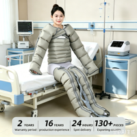 Masseur à compression d'air, 6 cellules, alimenté par batterie, pour les travailleurs de bureau, drainage lymphatique, bottes à compression d'air, pressothérapie