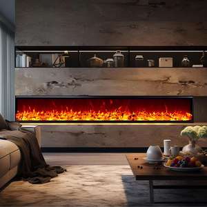 Бытовая декоративная электрическая вставка для камина со светодиодным дисплеем, класс энергоэффективности, настраиваемый размер - Product Image 1