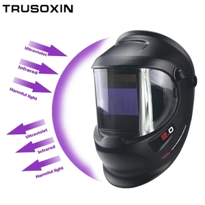 Casco de Soldadura con Oscurecimiento Automático Panorámico, Gran Ángulo de Visión, Sensor de 4 Arcos, Máscara de Soldadura - Product Image 4