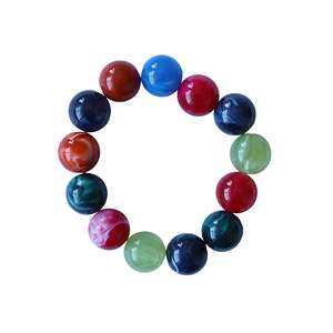Fashion <b>Beaded</b> <b>Bracelets</b> 316L Stainless Steel PVD Gold Plating Sustainable Resistant Jewelry For Women <b>Men</b> Unisex Gift - Product Image 1