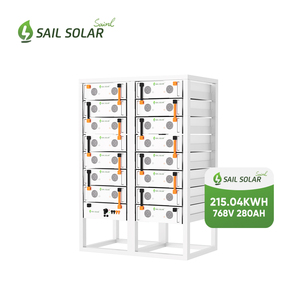 Paket baterai <span class=keywords><strong>LiFePO4</strong></span> penyimpanan energi surya, layar tegangan tinggi 563.2V 280ah 157kWh 200kWh - Product Image 1