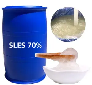 SLES Sodium Laureth Sulfate 70% Aqueous Solution Anionic surfactant Detergent CAS 68891-38-3/68585-34-2 sles production plant