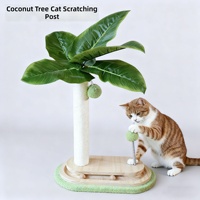 Griffoir pour chat en sisal en forme de cocotier créatif, arbre à chat peu encombrant pour les détaillants en animaux de compagnie, vente directe d'usine
