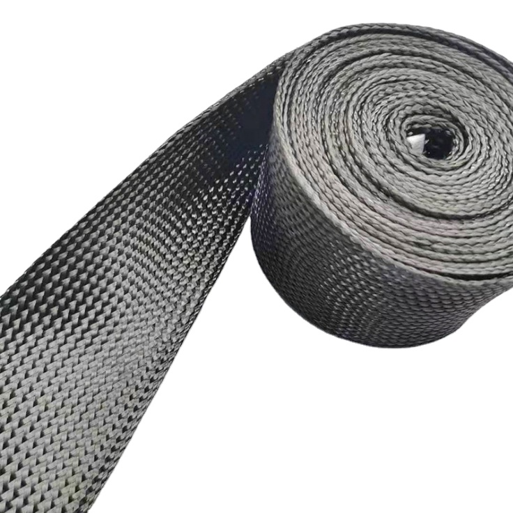 Китайский поставщик, высокотемпературное сопротивление, легкий вес из углеродного волокна, плетеный рукав для высокотехнологичных полей