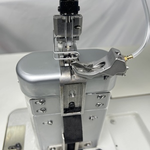 New Post Bed Double Needle Computerized Lock Stitch Industrial <b>Sewing</b> <b>Machine</b> Iron Engine Large Hook 3D Curved <b>Leather</b> Car Seat - Product Image 3