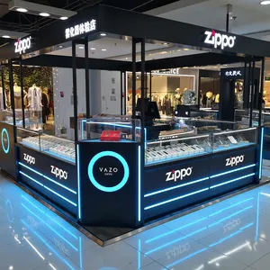 Centro commerciale personalizzato cibo/accendino/bancone caffè display piccolo chiosco design