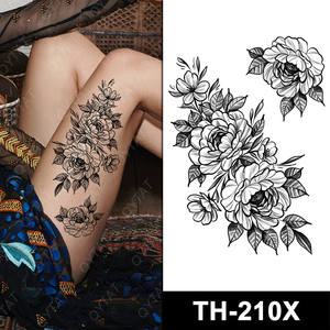 <span class=keywords><strong>Tatuajes</strong></span> Temporales de Diseños Geniales al por Mayor, Resistentes al Agua, para Cuerpo, Hombro, Pierna, <span class=keywords><strong>Cuello</strong></span>, Media Manga, Tinta de <span class=keywords><strong>Color</strong></span> y Negra - Product Image 2