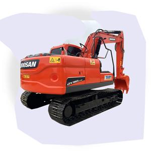 Excavadora de Cadenas Doosan DX150 de 15T de Segunda Mano de Alta Calidad, Motor con 1 Año de Garantía, Fabricada en Corea, Alta Eficiencia - Product Image 1