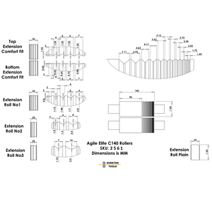 Laminoir à bijoux et fils Durston Agile Elite C140 Édition Rose Limitée 140mm 5:1 avec engrenage pour la formage de feuilles et de fils - Product Image 6