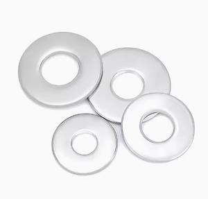 حلقات معدنية مسطحة عالية الجودة بالجملة، حلقات من الفولاذ المقاوم للصدأ، حلقات مسطحة رفيعة ومستديرة - Product Image 4