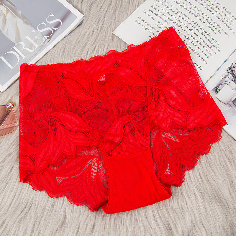 Wholesale New High Quality Fashionable Transparent Sexy Lace Ladies Underwear Breathable Panties for Women