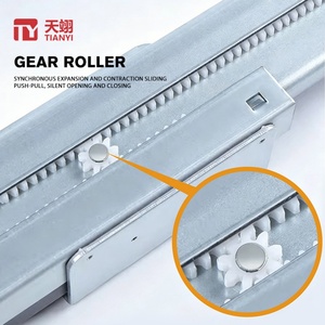 TIANYI Bottom Mount Full Extension <b>Drawer</b> <b>Slide</b> Soft Close Concealed Undermount <b>Slide</b> for Kitchen Cabinet Wardrobe <b>Drawer</b> - Product Image 3