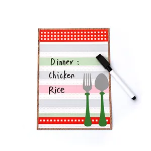 Magnetic Dry Erase Whiteboard Sheet Small Magnet Fridge Message Boards For Kitchen Refrigerator Reminder Sticker Grocery List