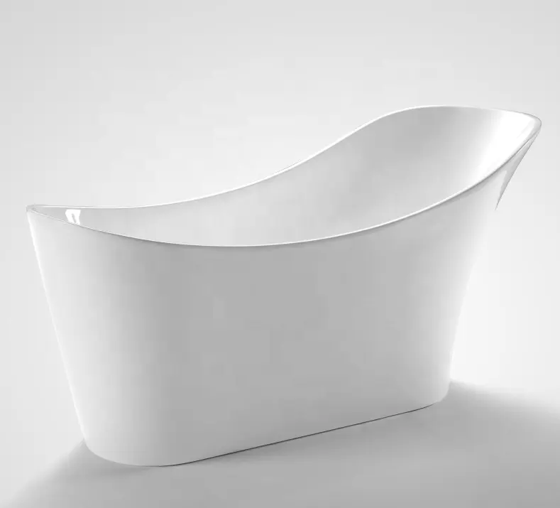स्तर ऊपर आंतरिक Bathtoom बनाया गया bathtubs चमकदार/मैट नाजुक फ्रीस्टैंडिंग factori टब एक्रिलिक विला के लिए (H5206)