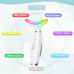 Shomfrs 7 màu xách tay mặt massager thiết bị đa chức năng mặt điêu khắc công cụ điện mặt cổ nâng Massager - Product Image 2