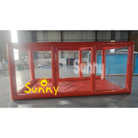 Tente de garage gonflable étanche sur mesure pour exposition de voitures, tente capsule gonflable transparente pour camping en extérieur