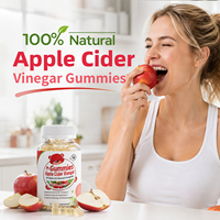 Gummies Détox au Vinaigre de Cidre de Pomme (ACV) OEM, Brûleur de Graisse Pur Naturel Végétalien 1000mg ou Gummies au Vinaigre de Cidre de Pomme