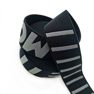 Sangle épaissie en nylon jacquard avec silicone transparent antidérapant, haute ténacité, élastique, pour lunettes de ski, chaussures et casque - Product Image 1