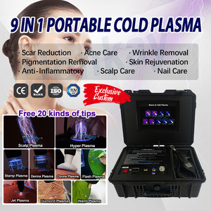 Machine à plasma froid portable coréenne pour le visage, avec nettoyage par air, derma roller, jet chaud et fibroblast, OEM/ODM, formation gratuite - Product Image 2