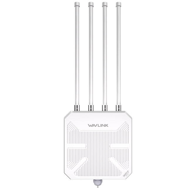 WAVLINK WiFi 7 BE5100 Outdoor WiFi Extender Dual Band Long-Range Outdoor WiFi Repeater Access Point Mesh Router