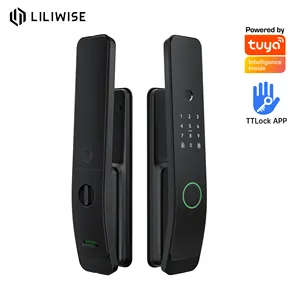 Liliwise Auto Smart Lock serratura intelligente ad alta sicurezza tuya wifi biometrico intelligente ttlock serrature intelligenti per impronte digitali elettroniche