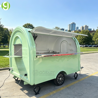 Kiosque mobile en fibre de verre et aluminium Goeasy pour la vente de bonbons, taille personnalisable et design résistant à la rouille