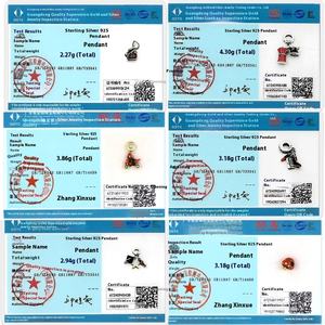 Charm Pendente MULA Serie Rossa Originale in Argento Sterling <span class=keywords><strong>925</strong></span> per Bracciali e Collane Fai-da-Te Gioielli per Bambini Idea Regalo con Zircone - Product Image 6