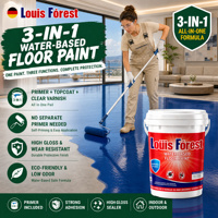 Peinture époxy pour sols 3 en 1, écologique, résistante à l'usure, haute brillance, couleur personnalisée pour usine industrielle