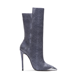 WETKISS de suministro de fábrica MOQ bajo la nave de la gota zapatos de mujer Zapatos de tacón alto zapatos de tobillo Botines de mujer, botas de piel de serpiente zapatos de mujer Zapatos - Product Image 2