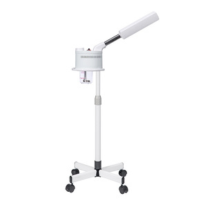 Wholesale Salon Foot Care Spa <b>Steamer</b> Mist Maker Machine Dual-Head Hot & Cold Gold Pedicure <b>Steamer</b> with Wheels - Product Image 1