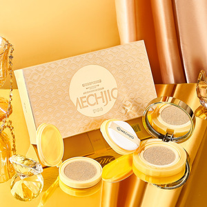 Crème BB coussin d'air double couche anti-brillance et poudre compacte haute couvrance lissante avec houppette - Product Image 5