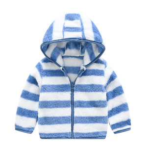 Nuovo orsetto orsetto giacca tinta unita con cappuccio cappotto di <span class=keywords><strong>pelliccia</strong></span> per bambini - Product Image 1