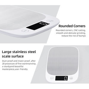 Balance électronique multifonctionnelle, balance de cuisine numérique, prend en charge la <span class=keywords><strong>conversion</strong></span> du volume et du poids pour les liquides et les solides - Product Image 5