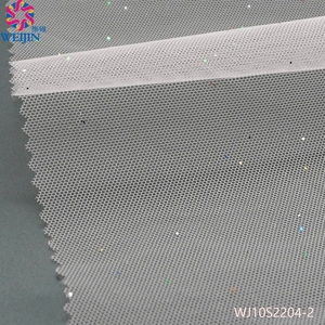 Nouveau tissu à mailles amélioré saupoudré de poudre colorée mousseux <span class=keywords><strong>transparent</strong></span> <span class=keywords><strong>tulle</strong></span> de soie maille tricoté jupe de fil de scène - Product Image 4