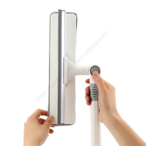 Vente en gros E042 Outils de nettoyage domestique Raclettes à vitres Nettoyeur de vitres de voiture Grattoir télescopique rotatif - Product Image 5