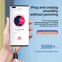 Câble AV 3.5MM à 1/3 Câble audio vidéo 3RCA mâle à mâle avec connecteurs composites et USB pour câbles RCA de décodeur