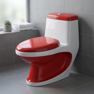 ห้องน้ำในโรงแรมแบบตะวันตกสีขาวเซรามิกสีขาวสินค้าจีน - Product Image 4