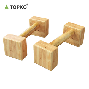 TOPKO allenamento per la forza del corpo a <span class=keywords><strong>casa</strong></span> esercizio <span class=keywords><strong>in</strong></span> palestra utilizzare barre Push-Up <span class=keywords><strong>in</strong></span> legno durevoli - Product Image 5