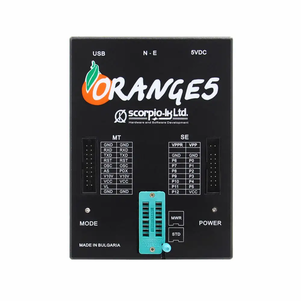 2024 Hoge Kwaliteit Met Volledige Adapter Oranje 5 Ecu Programmeur Apparaat Auto Ecu Chip Tuning Instellingen