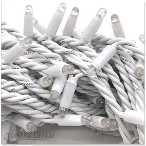 Wedding christmas decoration outdoor connectable ip65 waterproof led rubber string light