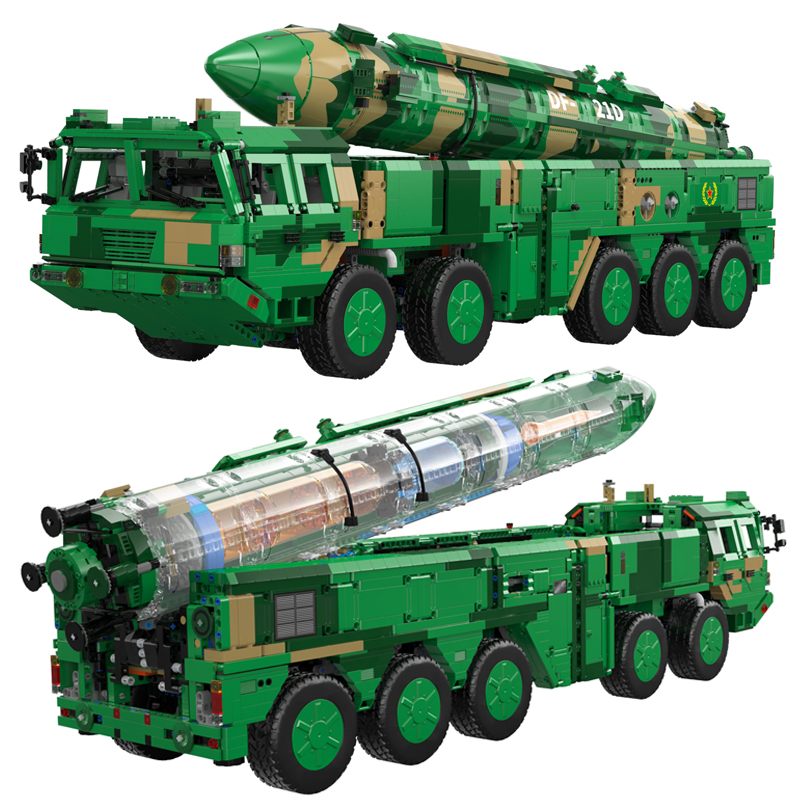 1:20 70CM DF-21D Anti-ship Ballistic Missile Launcher Truck Diecast