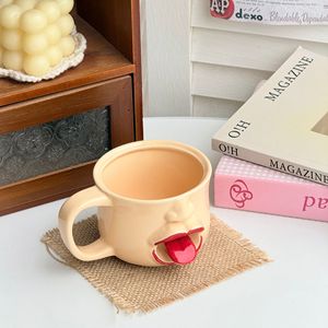 Mug en céramique créatif et amusant avec langue sortie, <span class=keywords><strong>tasse</strong></span> à café à visage original, cadeau fantaisie, <span class=keywords><strong>tasse</strong></span> à eau - Product Image 3